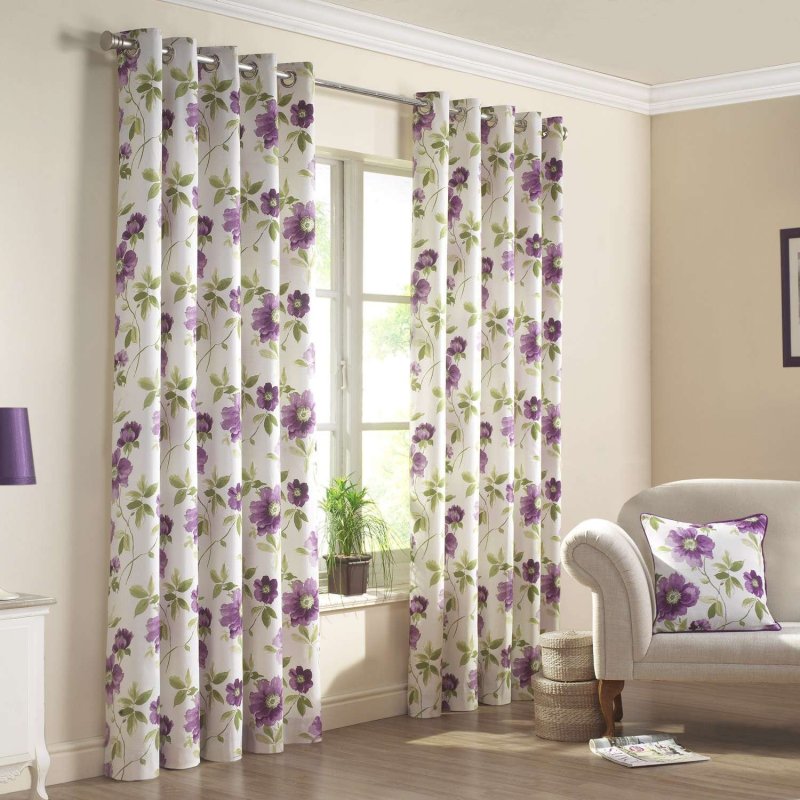 Curtains in a flower