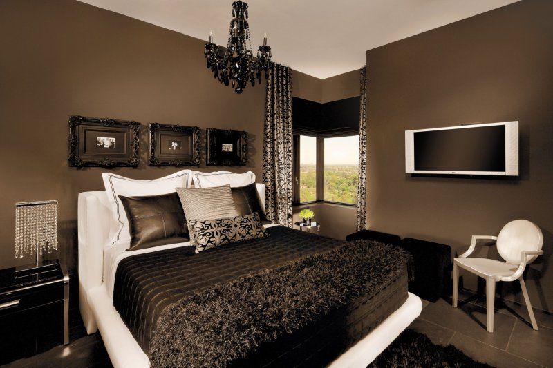 Dark tone bedroom