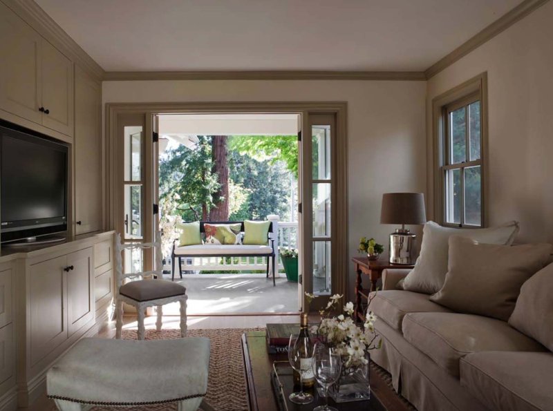 Living room with access to the terrace