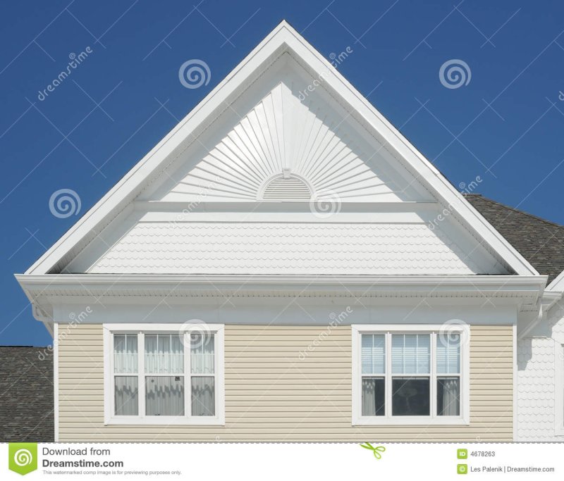 Siding pediment