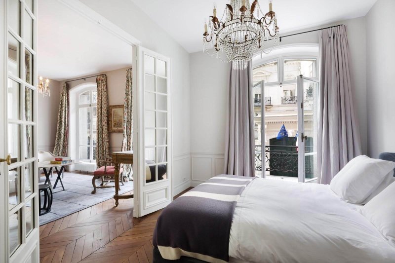 Parisian chic bedroom