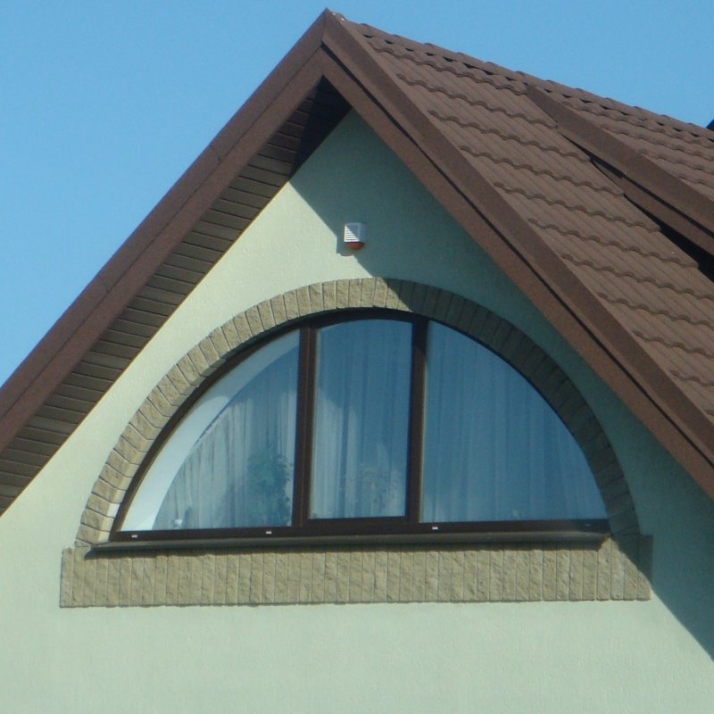 Semicircular window