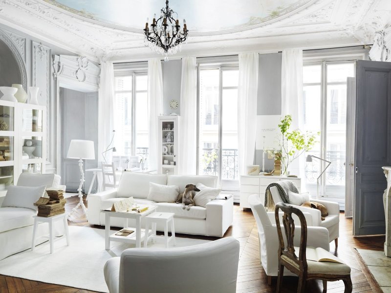 Modern French style in the interior