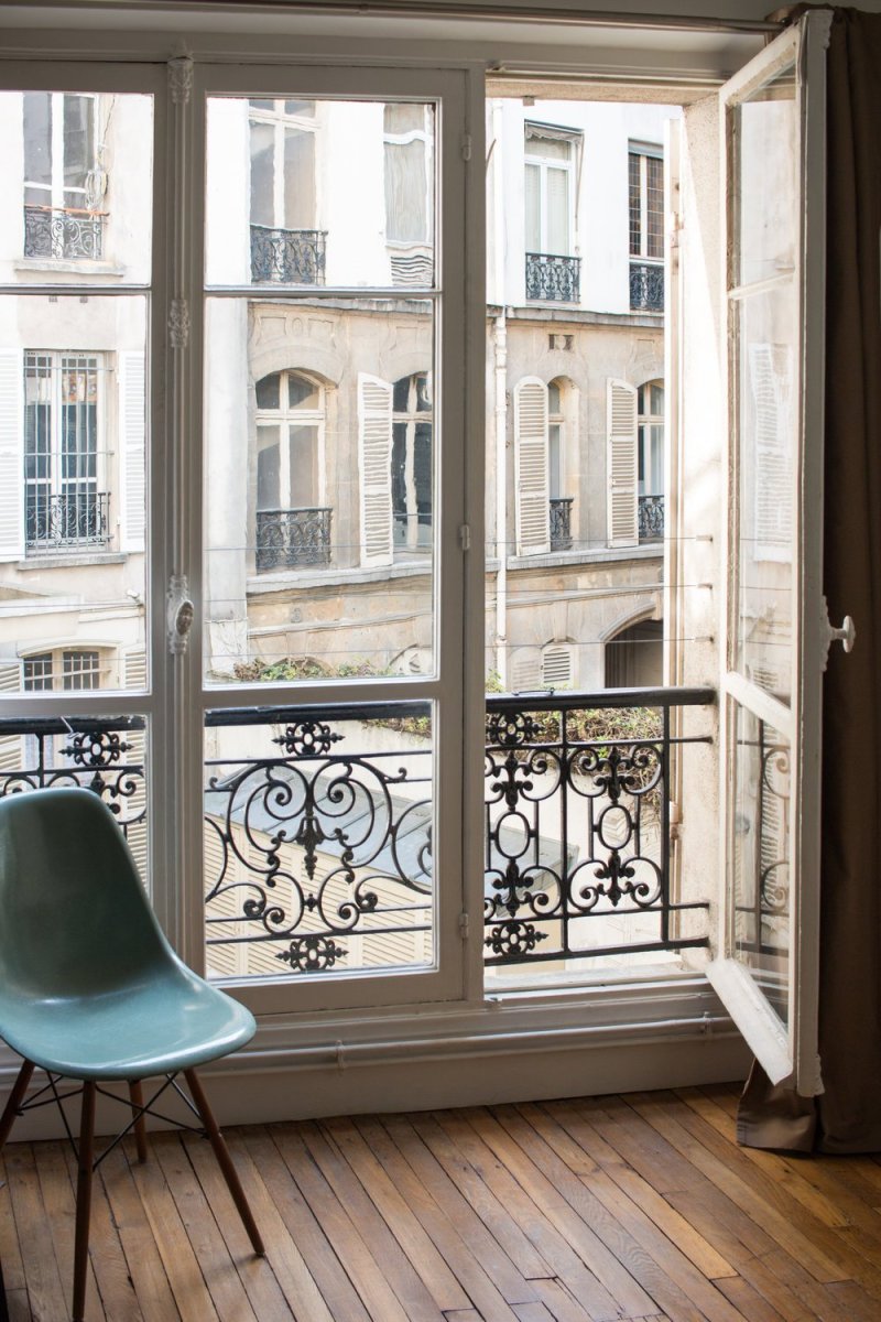 French balcony in the interior