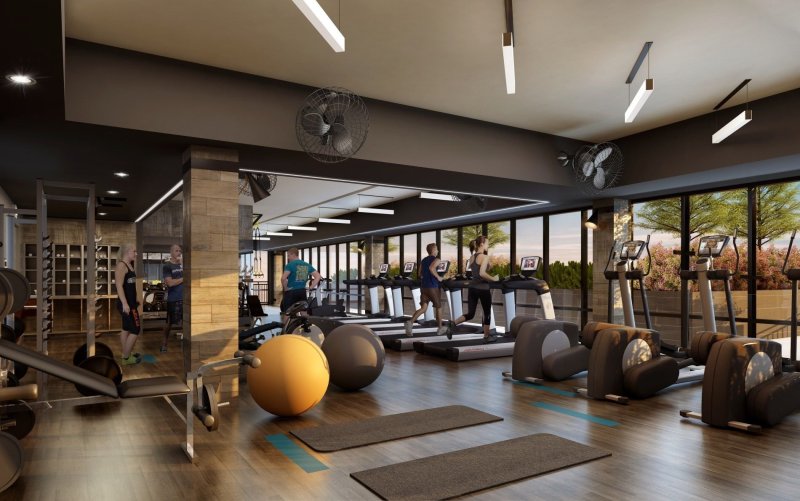 Interior Fitness studio