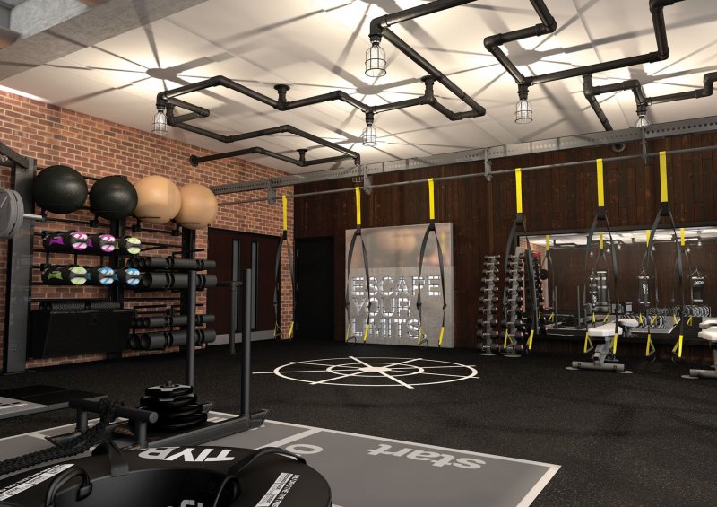 The design of the gym