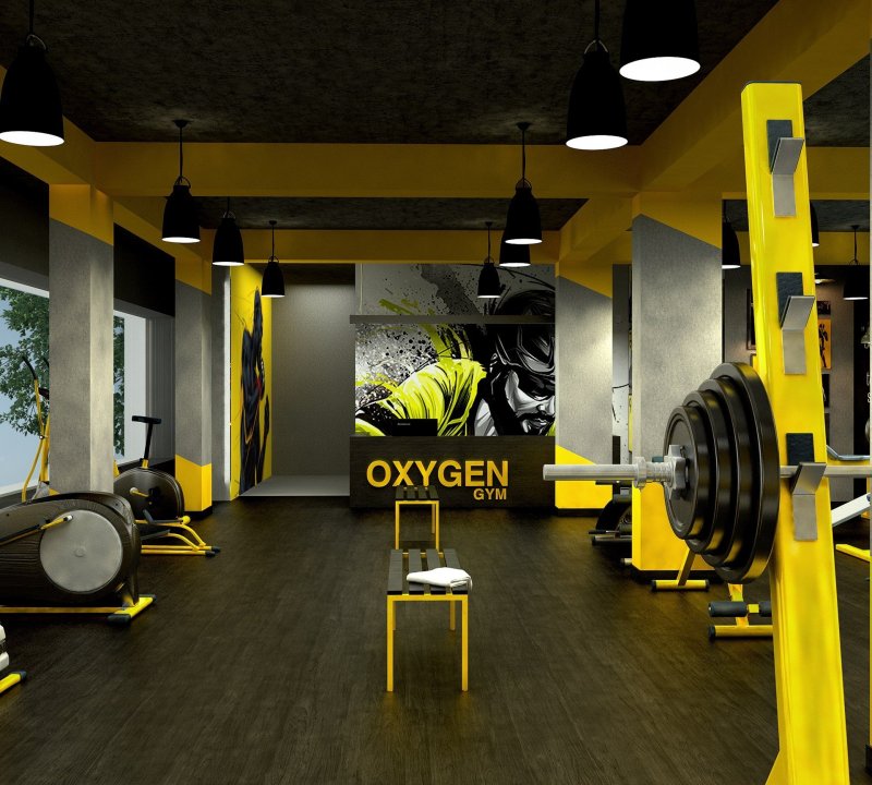 Fitness club gym gym