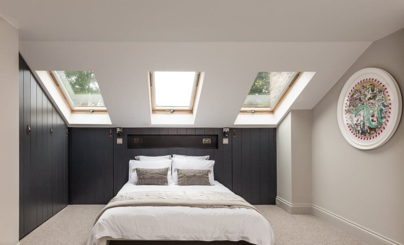 The attic bay window Velux