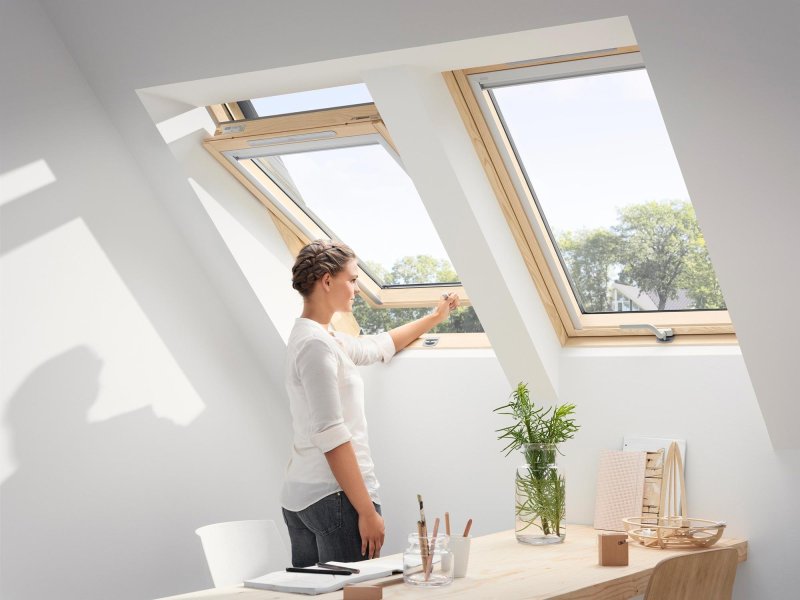 The attic windows of Rehau