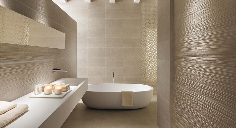 Modern bathroom tiles