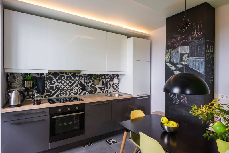 The kitchen is modern