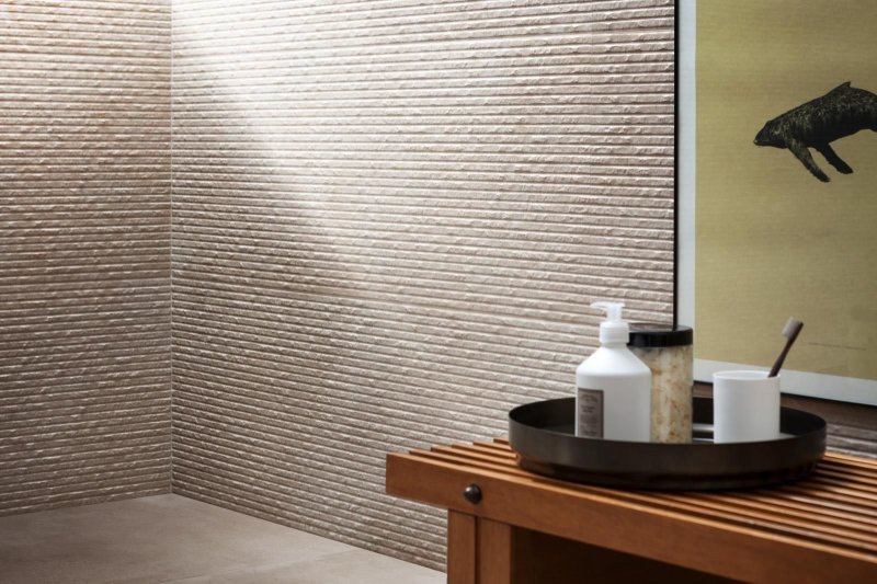 Tiles Marazzi Stone_art Ivory Rett. 40x120