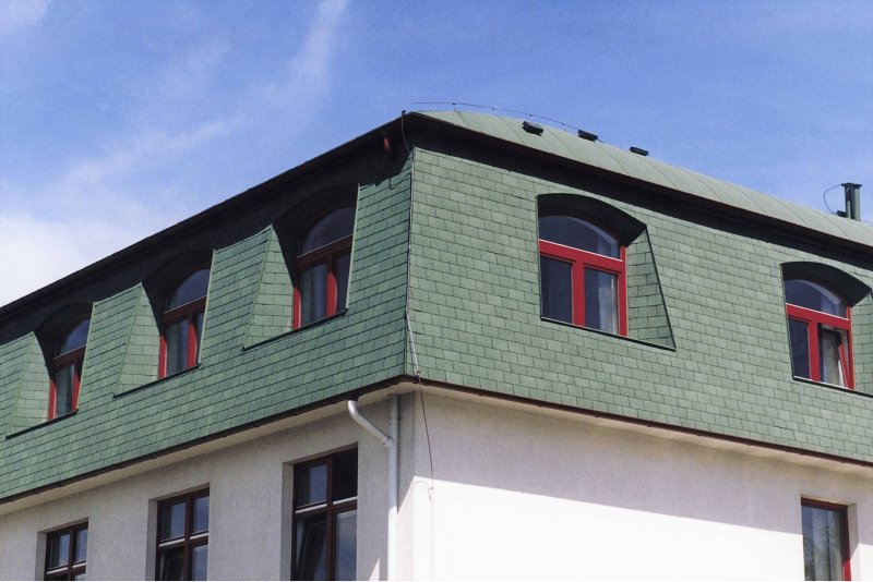 The roof is flexible tile