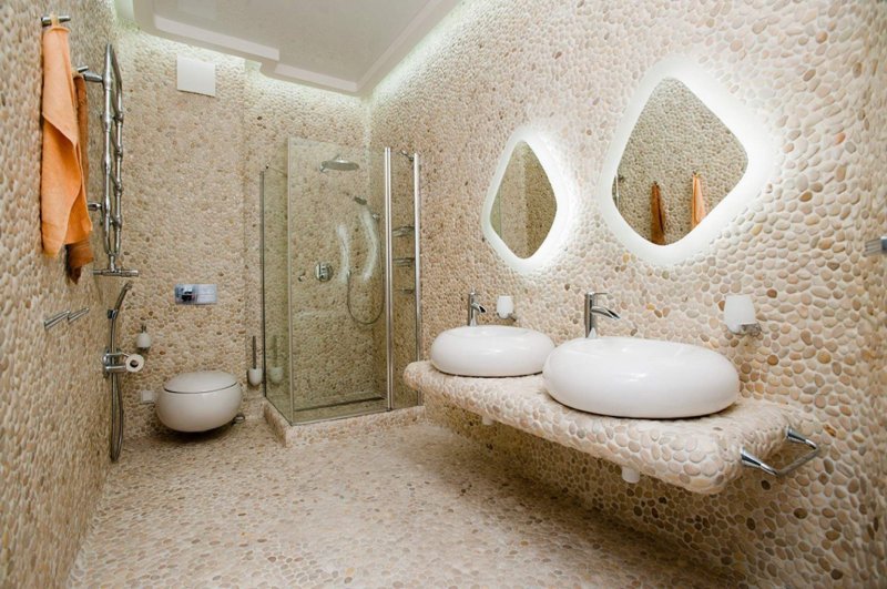 Decorative plaster for the bathroom