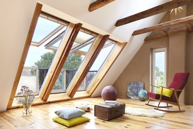 The attic bay window Velux