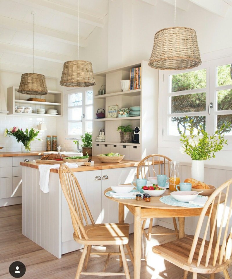 Kitchen interior in a country house