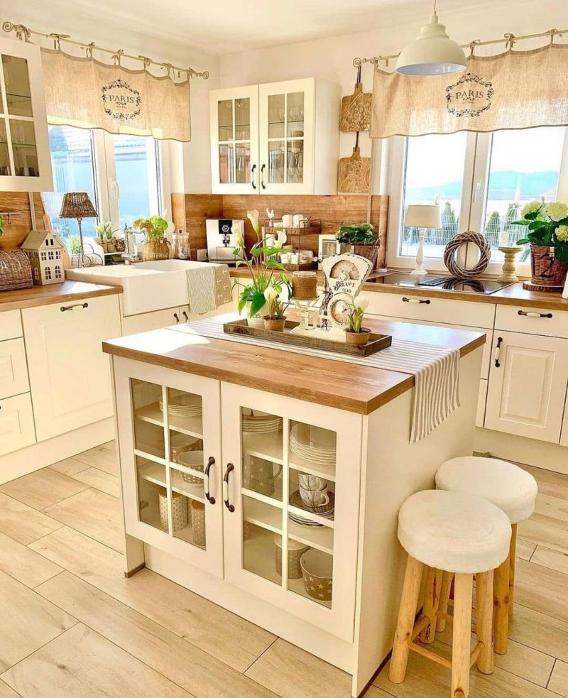 Cozy interior of the kitchen