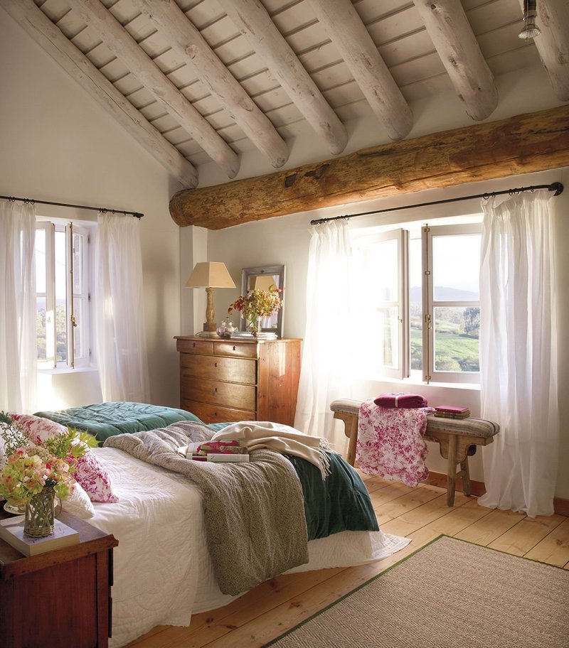 Rustic -style bedroom