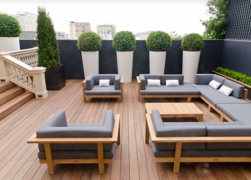 A sofa for the terrace