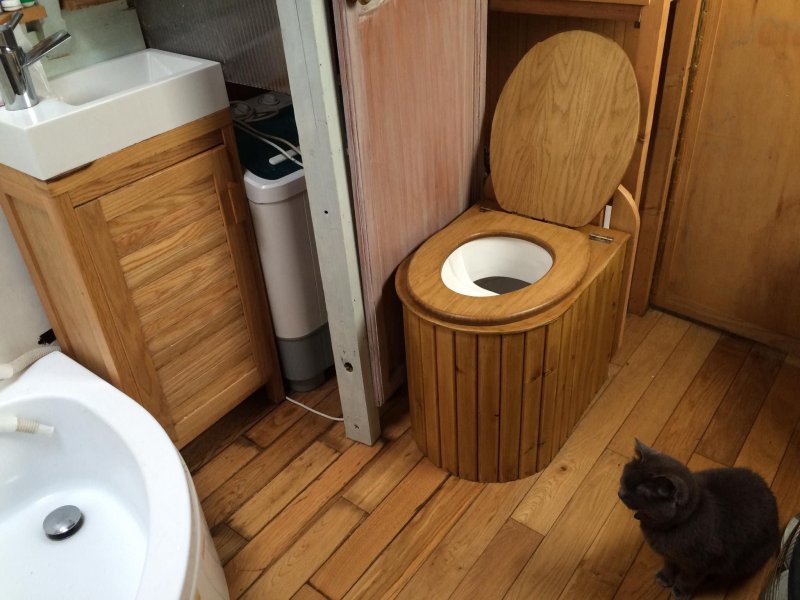 Design of a summer cottage toilet