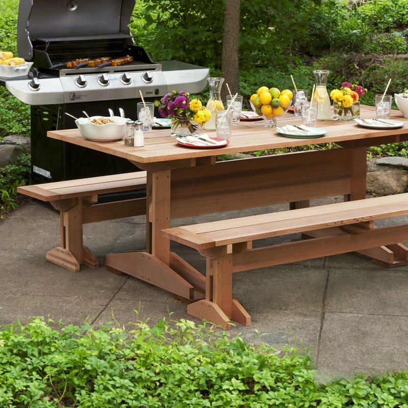 A summer cottage table