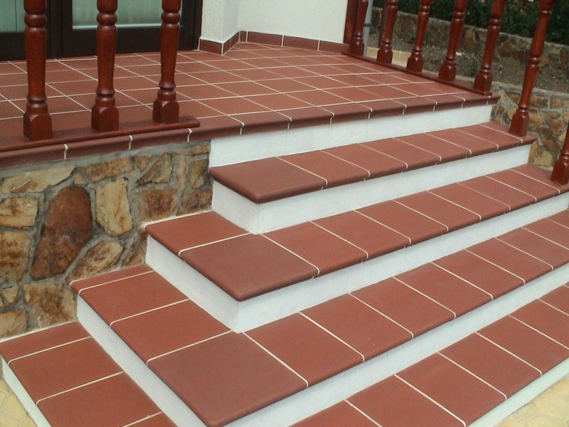 Clinker tiles for porch Stroeher 835