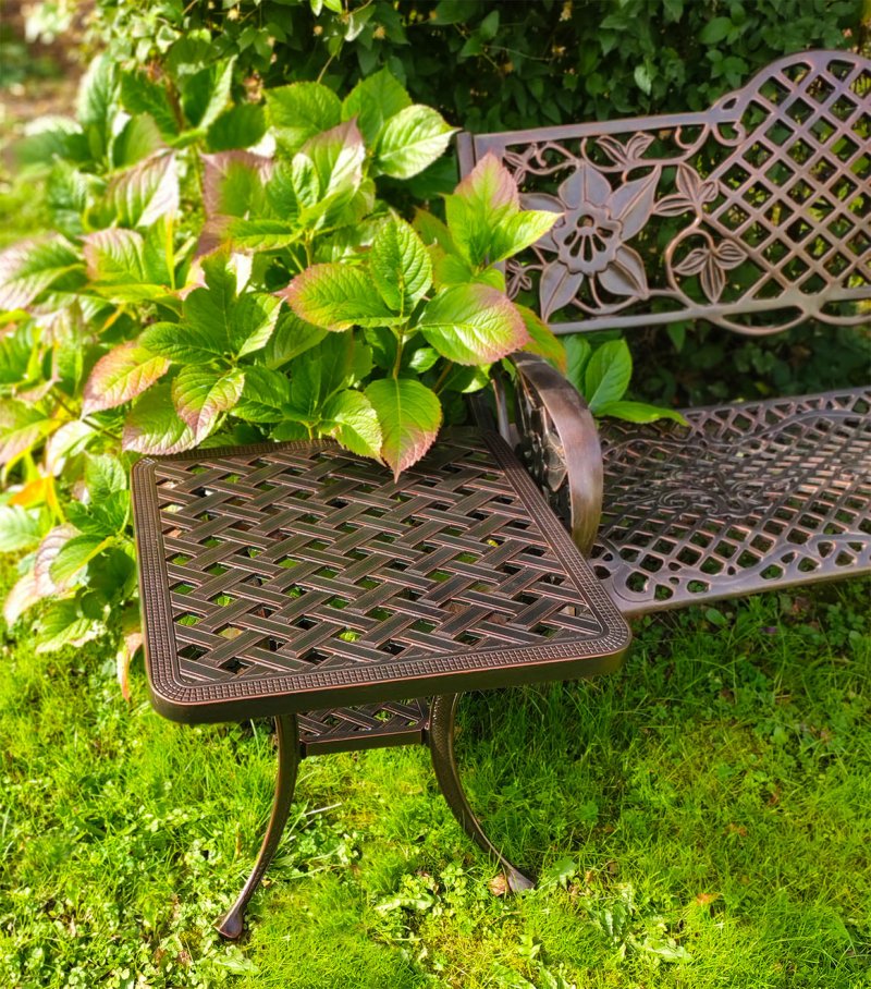 Forged garden furniture