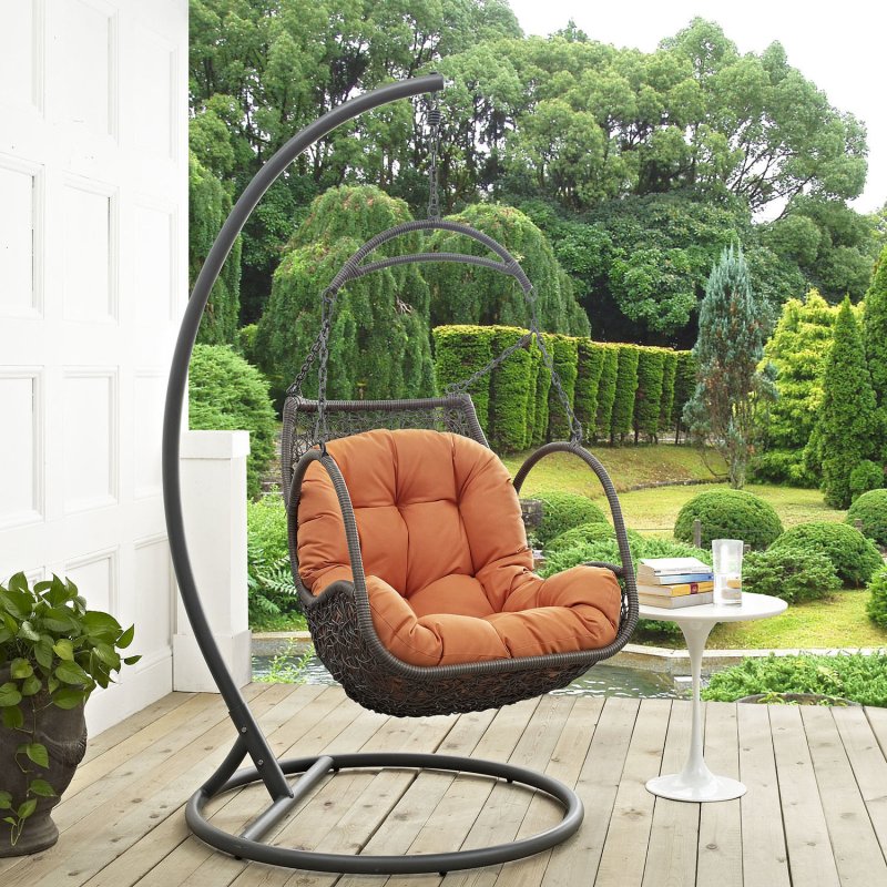 Suspended chair Garden Star, 120x80cm, beige