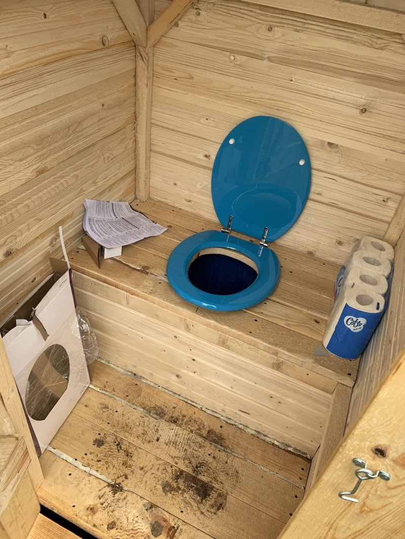 Country toilet inside