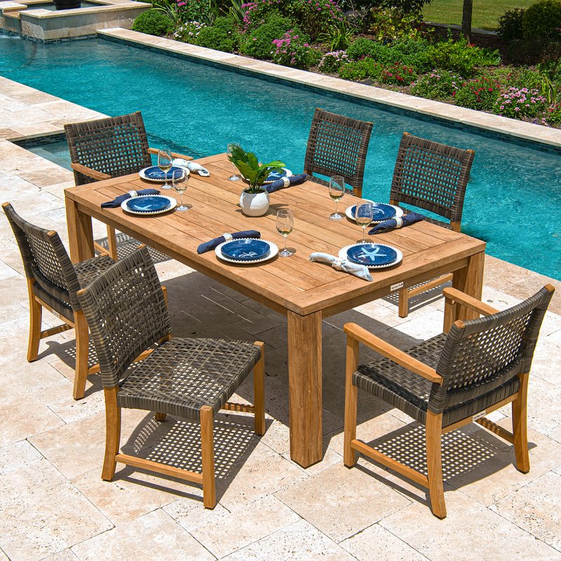 Outdoor Teak Dining Set