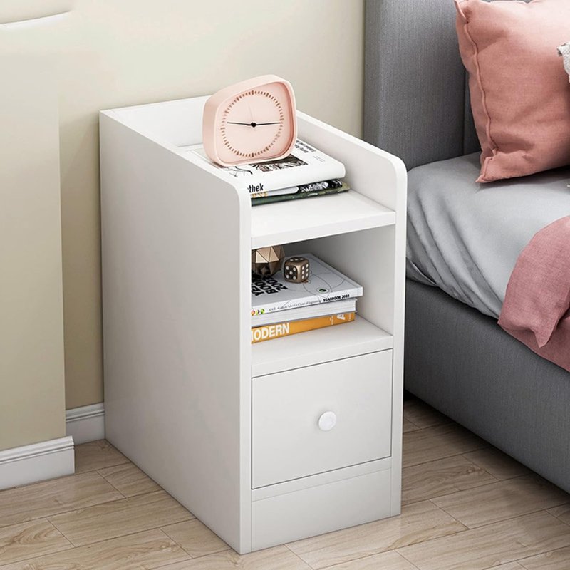 Narrow bedside tables