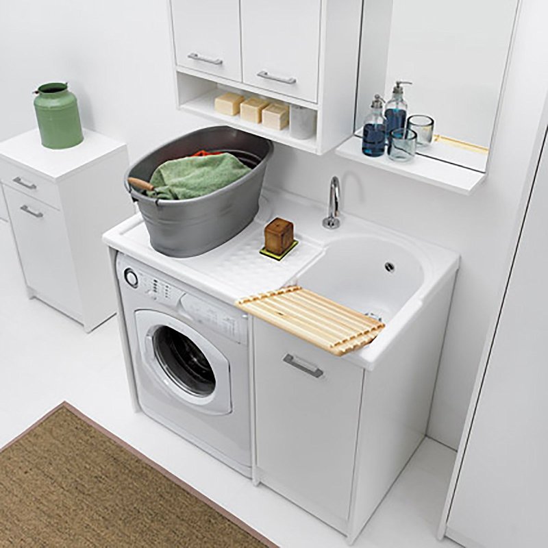 Washing machine under the sink