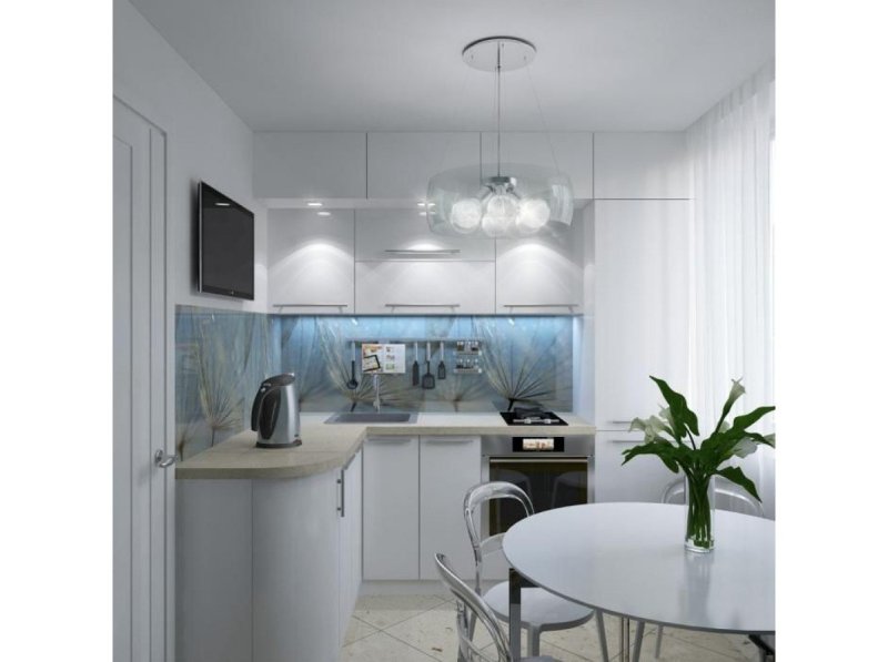 Kitchen design in Khrushchevka