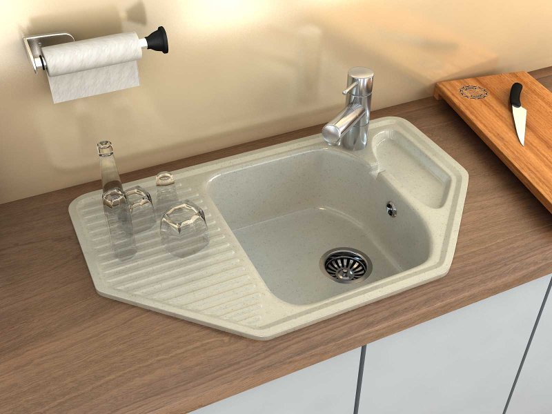 Polygran F-10 kitchen sink