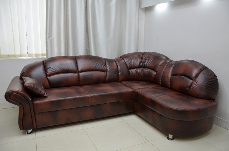 Leather sofa