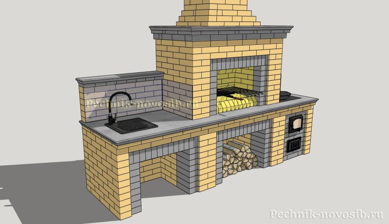 Barbecue masonry