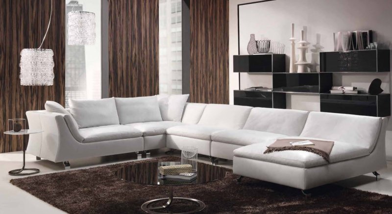 Living room sofa in modern style