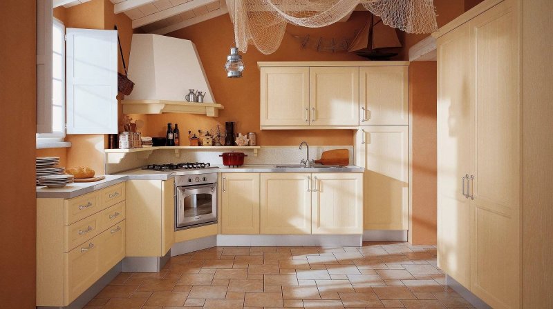 Beige kitchen