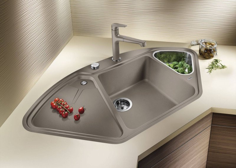 Corner sink