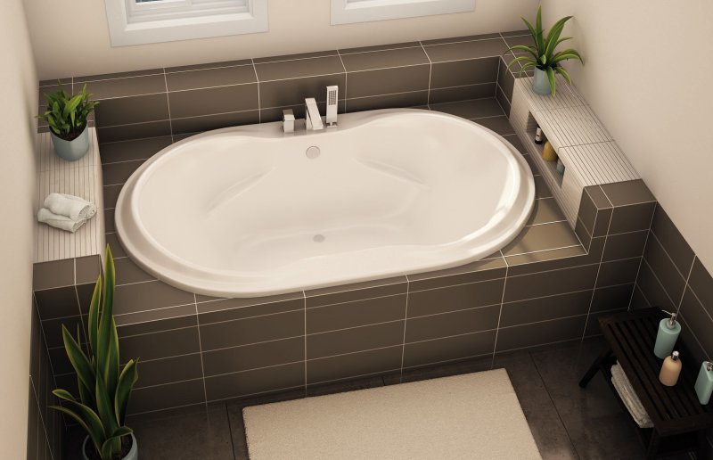 Bath for a small bathroom