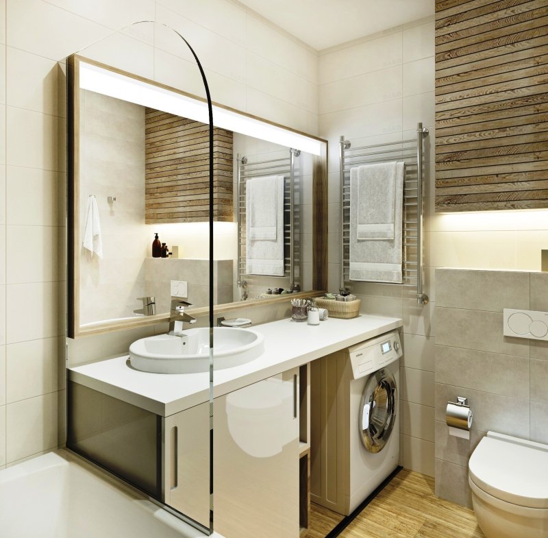 Design of a small bathroom