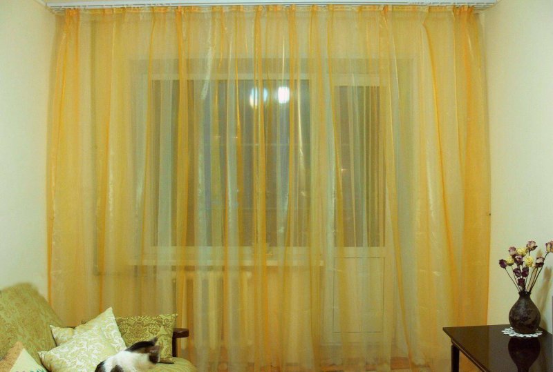 Organza curtains