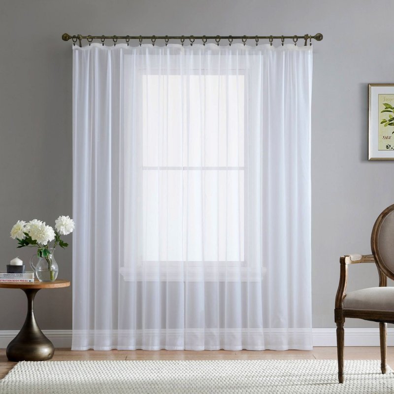 Tulle curtains