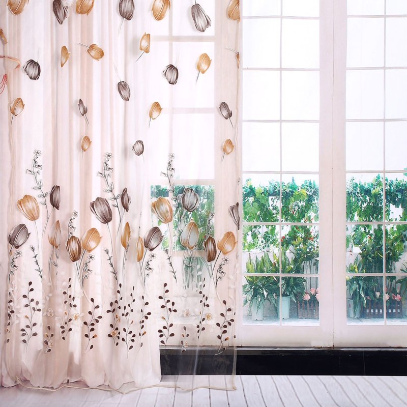 Tulle curtains