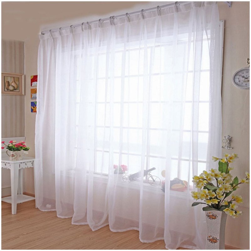 Tulle curtains