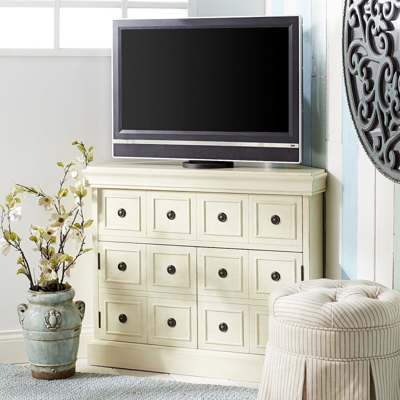 A dresser for a classic style TV