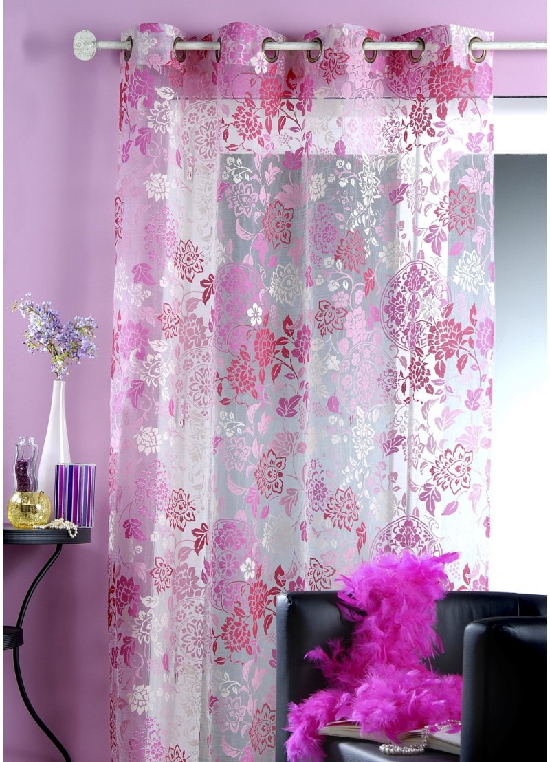 Tulle curtains