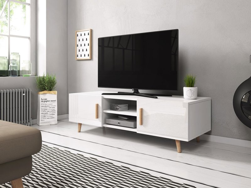 Tumba for TV White Scandil