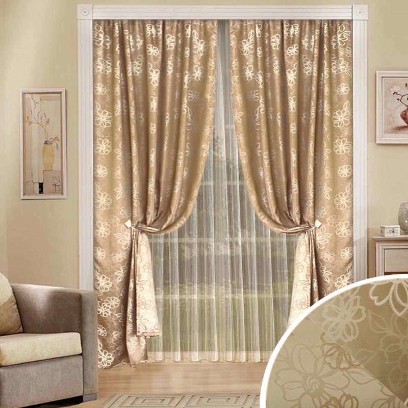 Jacquard rachel curtains