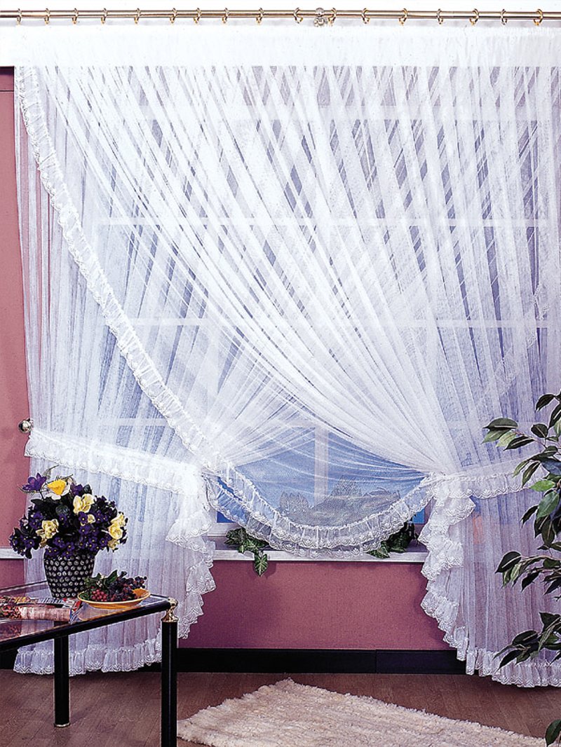 Tulle curtains